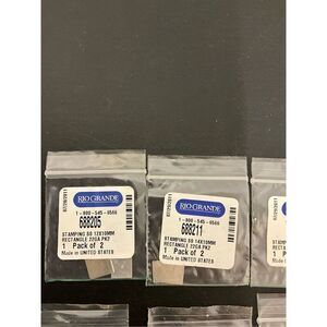 Brand New Rio Grande Various sizes and shapes of sterling silver stamping blanks